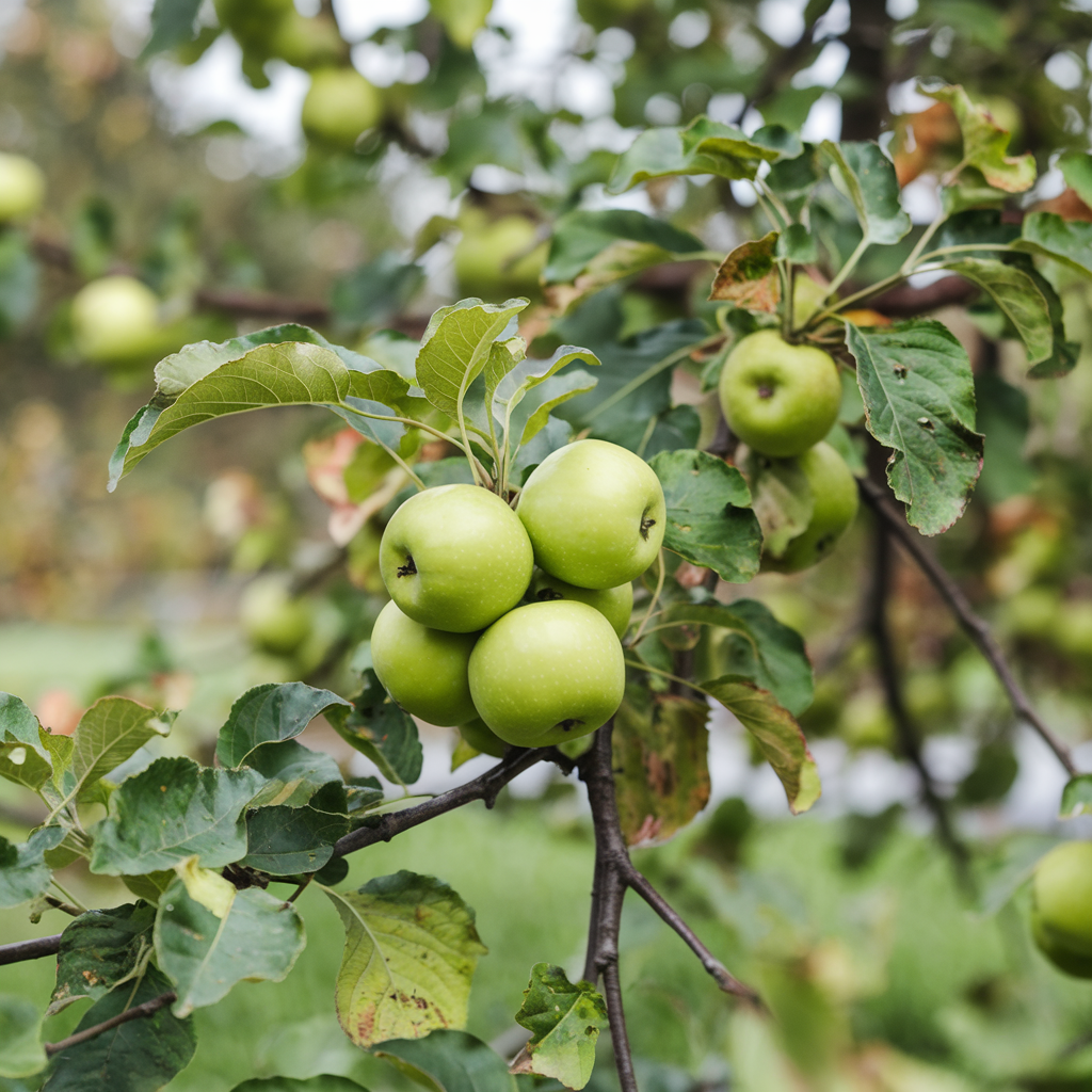 Granny Smith Apple Tree for Sale – Crisp Green Apples on the Branch