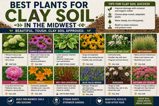 Best Plants for Clay Soil in the Midwest