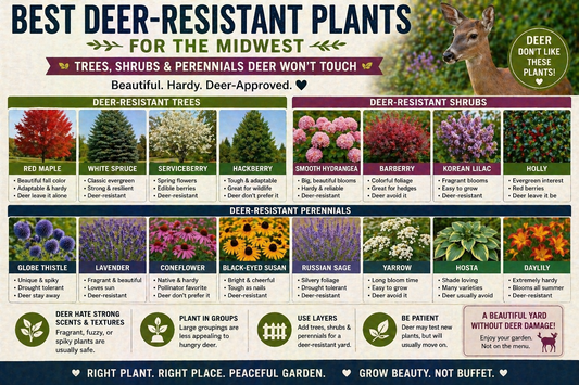Best Deer-Resistant Plants for the Midwest