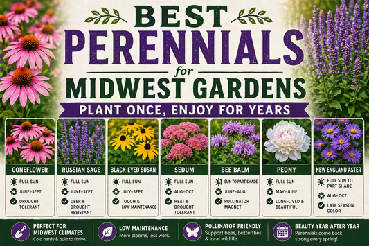 Best Perennials for Midwest Gardens (Plant Once, Enjoy for Years)