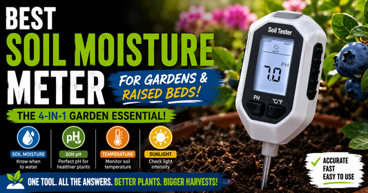 Best Soil Moisture Meter for Gardens and Raised Beds (4-in-1 Guide)