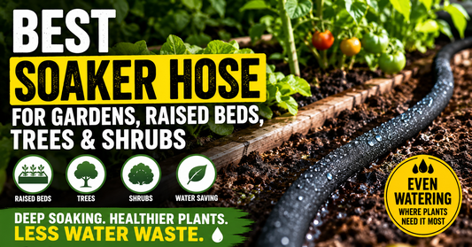 Best Soaker Hose for Gardens, Raised Beds, Trees, and Shrubs