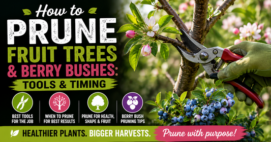 How to Prune Fruit Trees and Berry Bushes: Tools & Timing