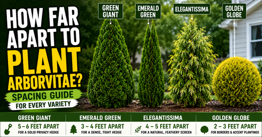 How Far Apart to Plant Arborvitae? Spacing Guide for Every Variety