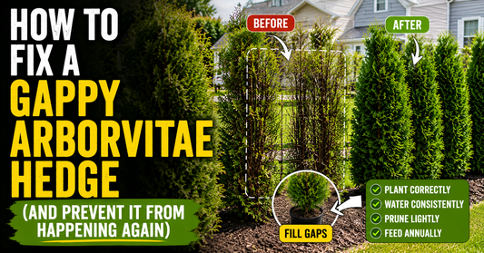 How to Fix a Gappy Arborvitae Hedge (And Prevent It From Happening Again)