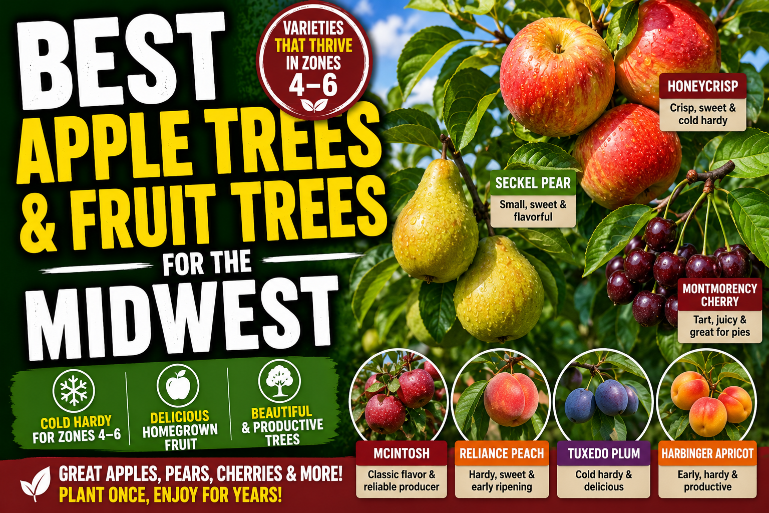 Best Apple Trees & Fruit Trees for the Midwest – Weaver Family Farms ...