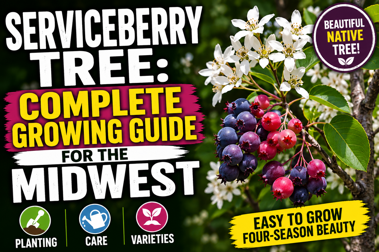 Serviceberry Tree Growing Guide for the Midwest – Weaver Family Farms ...