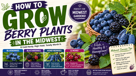 How to Grow Berry Plants in the Midwest (Blueberries, Blackberries, Honeyberries & More)
