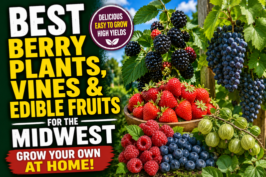 Best Berry Plants, Vines & Edible Fruits for the Midwest (Grow Your Own at Home)